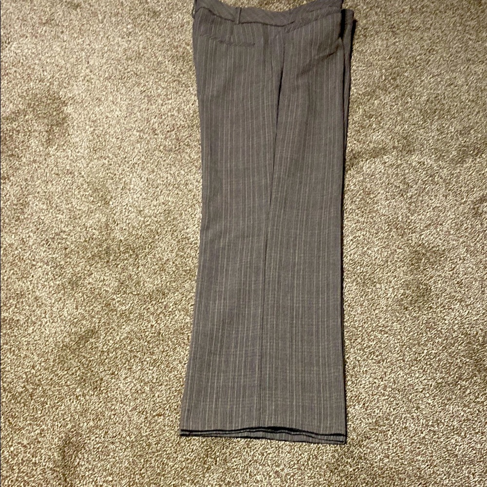 Roz & Ali Brown Pinstriped Trousers | 12P | Classic Office Wear